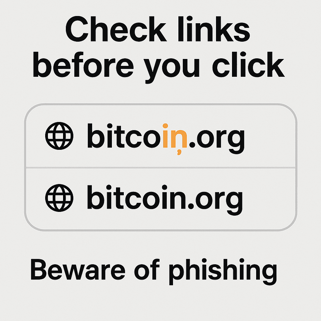 Check Links Warning Graphic